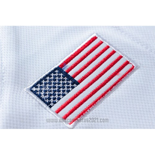 Camiseta USA 2016 Stephen Curry #4 Blanco